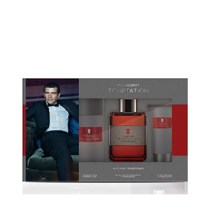 Antonio Banderas The Secret Temptation Man Eau De Toilette Spray 100ml Set 3 Parti 2017