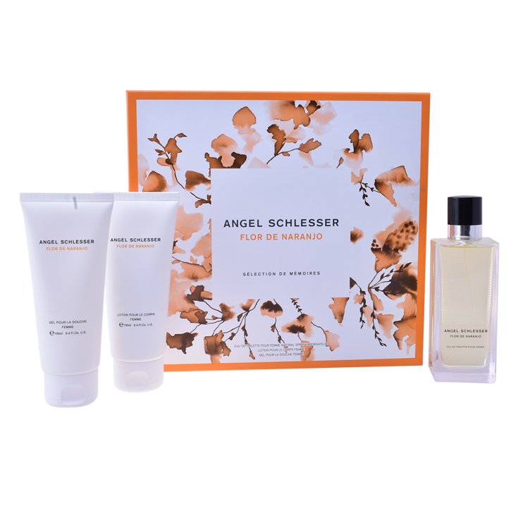 Angel Schlesser Flor De Naranjo Eau De Toilette Spray 100ml Set 3 Parti 2018