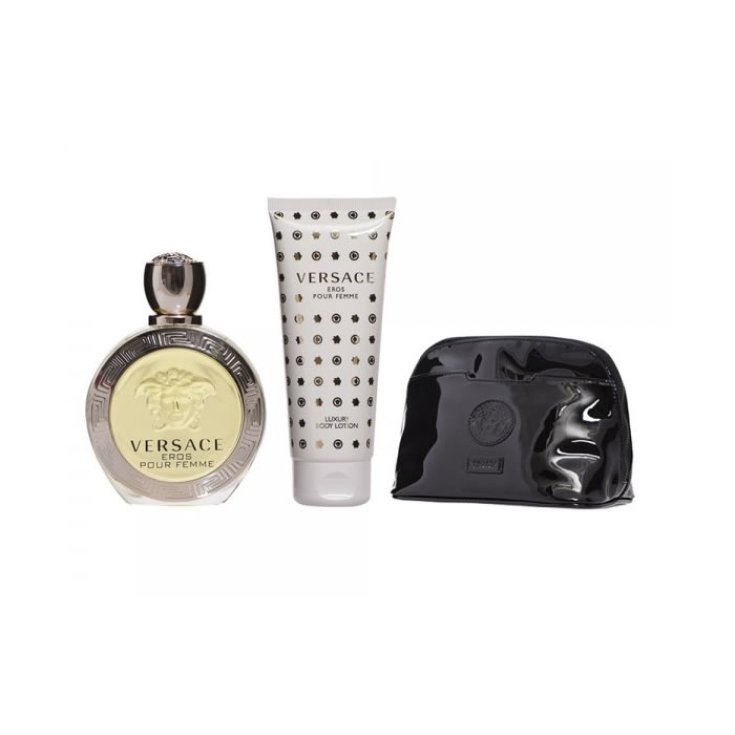 Versace Eros Eau De Toilette Spray 100ml Set 3 Parti 2018