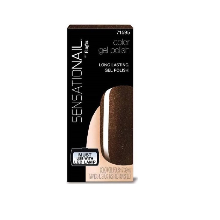 Sensationail Nail Polish Gel Color Expresso Bean 7.39ml