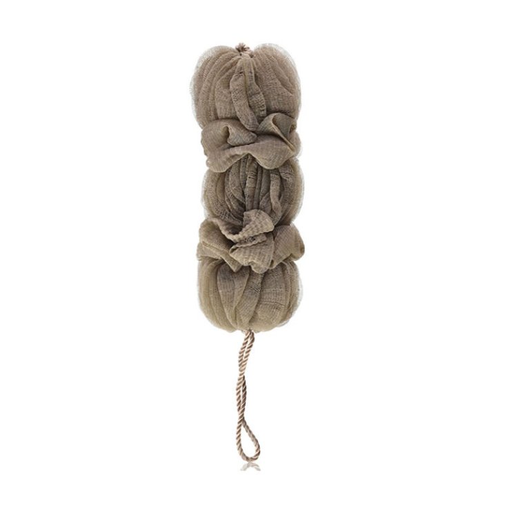 Qvs Bath Sponge Luxury Brown Lengthened