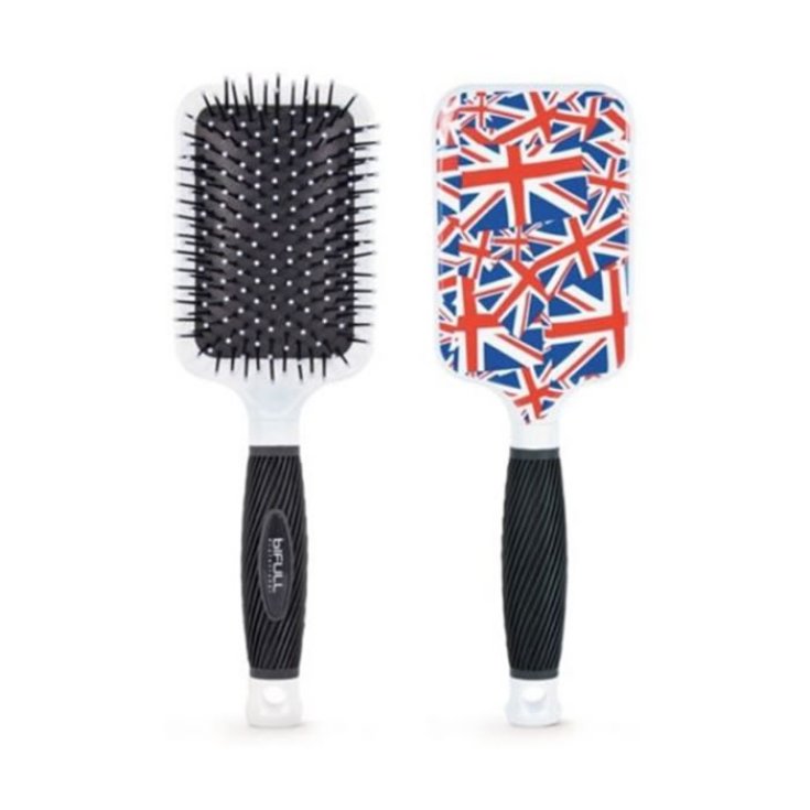 Bifull Racket Hair Brush Union Jack