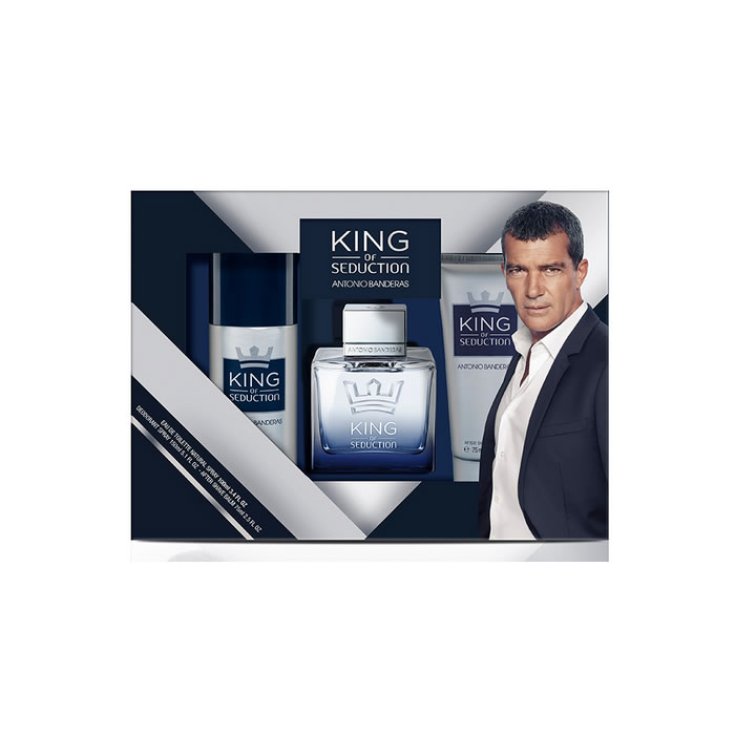 Antonio Banderas King of Seduction Eau de Toilette Spray 100ml Set 3 Parti 2018