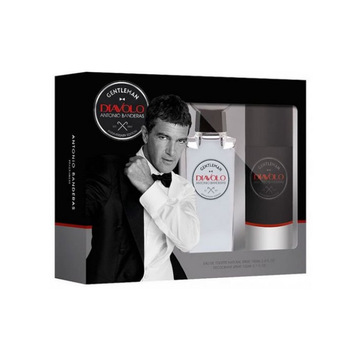 Antonio Banderas Diavolo Gentleman Eau De Toilette Spray 100ml Set 2 Parti 2018