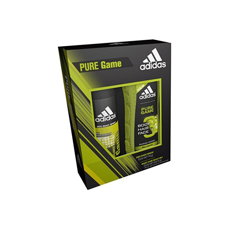 Adidas Pure Game Body Hair Face 250ml Set 2 Parti 2018