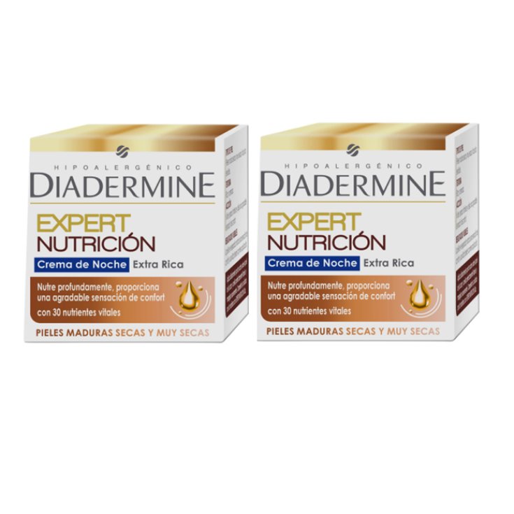 Diadermine Expert Nutrition Night Cream 50ml Set 2 Parti