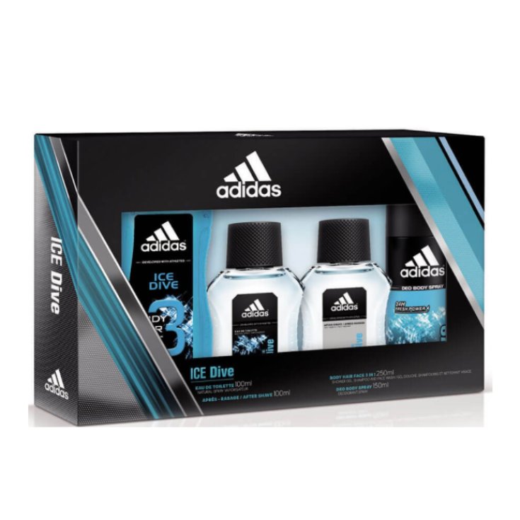 Adidas Ice Dive Eau De Toilette Spray 100ml Set 4 Parti 2018