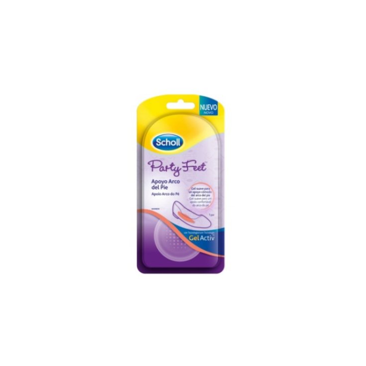 Scholl Party Feet Gelactiv Foot Arch Support 1 Pair
