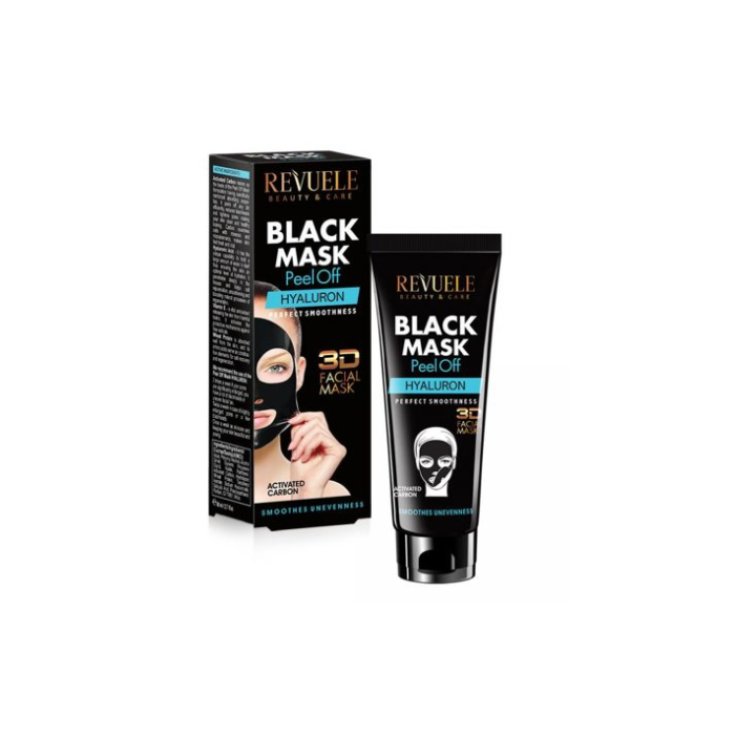 Revuele Black Mask 3D Facial Peel Off Hyaluron 80ml