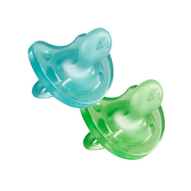 Chicco Succhietto Gommotto Physio 6-12m Silicone 2 Unit&agrave;