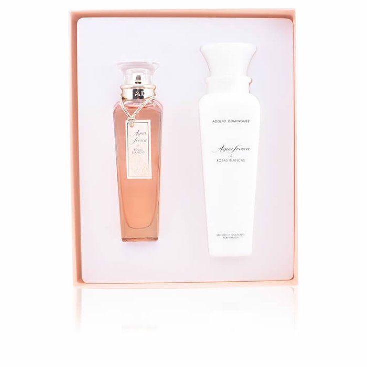 Adolfo Dominguez Agua Fresca De Rosas Blancas Eau De Toilette Spray 120ml Set 2 Parti 2018