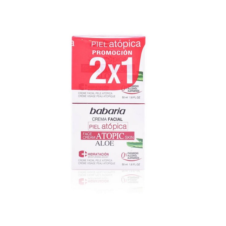 Babaria Crema Viso Pelle Atopica 50ml Set 2 Parti 2018