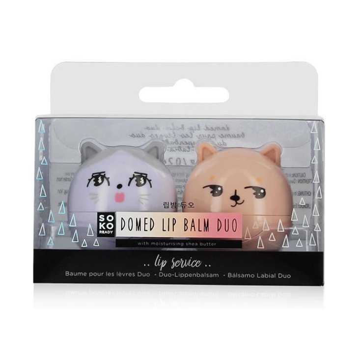 Soko Ready Lip Balm Duo With Moisturising Shea Butter