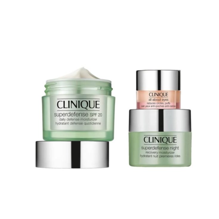 Clinique Superdefense Spf20 Hydratant D&eacute;fense Quotidienne 50ml Set 3 Parti 2018