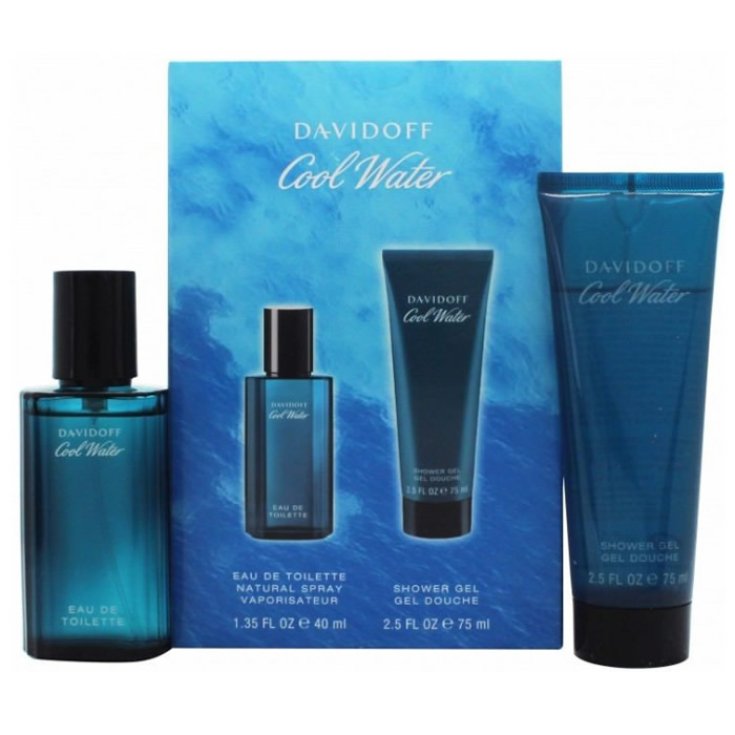 Davidoff Cool Water Men Eau De Toilette Spray 40ml Set 2 Parti 2018