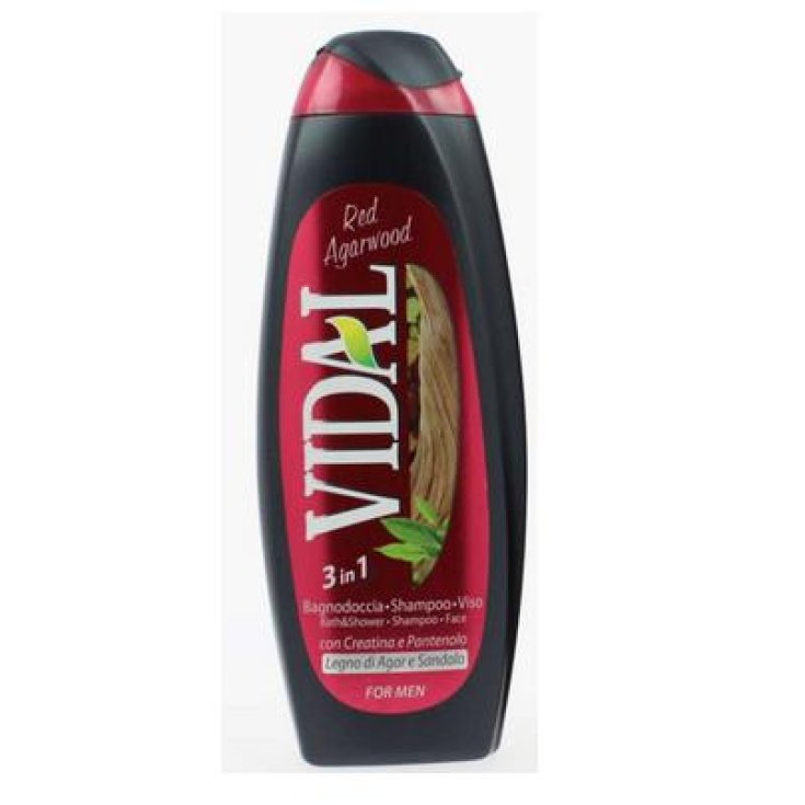 VIDAL B/S RED AGARWOOD 3IN1 500 ML
