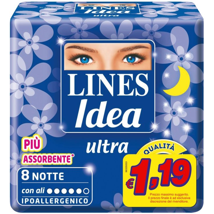 *LINES IDEA ULTRA NOTTE ALI X 8 PZ