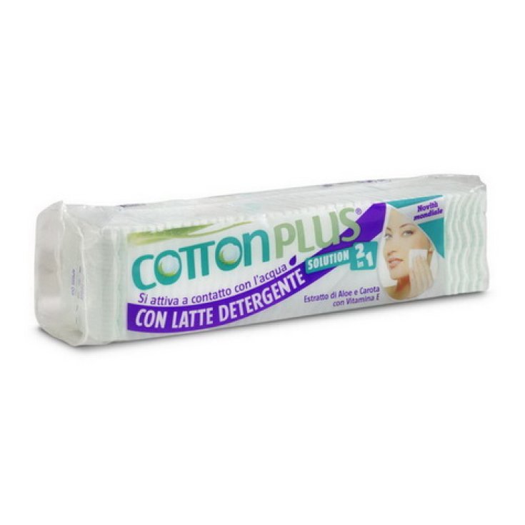 *COTTON PLUS SOLUTION 2IN1 MIN ALOE