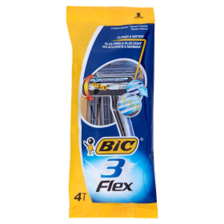 BIC RASOIO BARBA FLEX 3 X 4