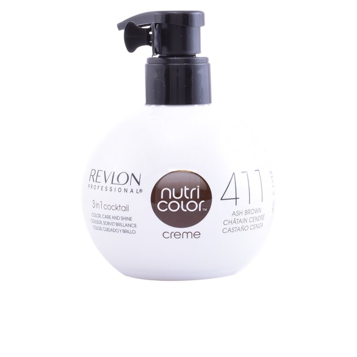 Revlon Nutri Color Creme Free Ammonia 411 Ash Brown 270ml