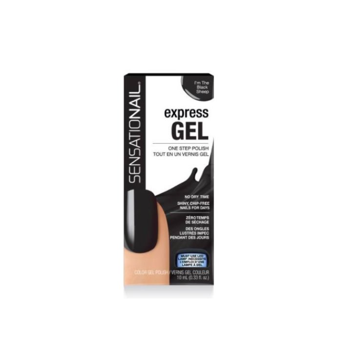 Sensationail Express Gel Nail I'm The Black Sheep