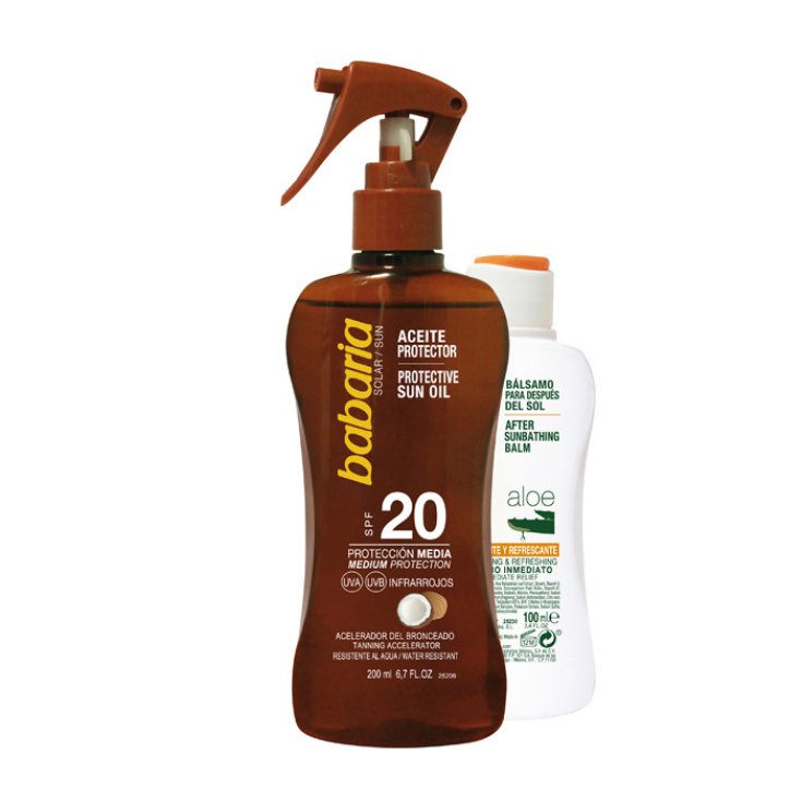 Babaria Coconut Protective Sun Oil Spf20 200ml Set 2 Parti 2018