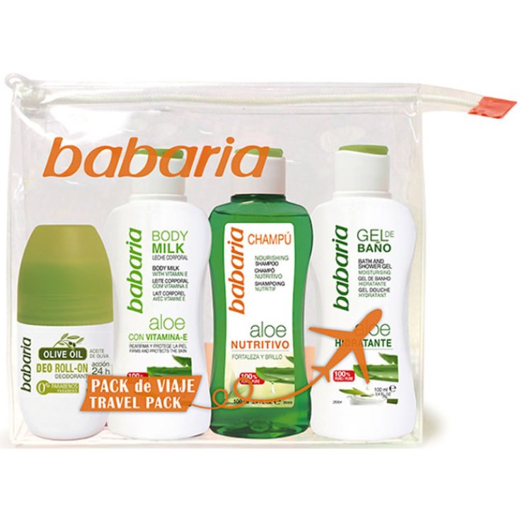 Babaria Aloe Shampoo Nutritivo 100ml Set 4 Pieces 2018