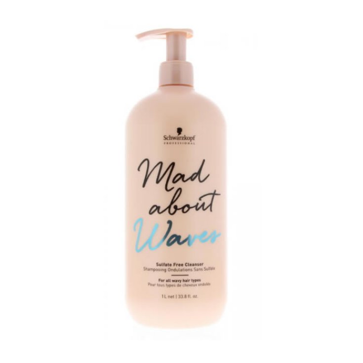 Schwarzkopf Mad About Waves Sulfate Free Shampoo 1000ml