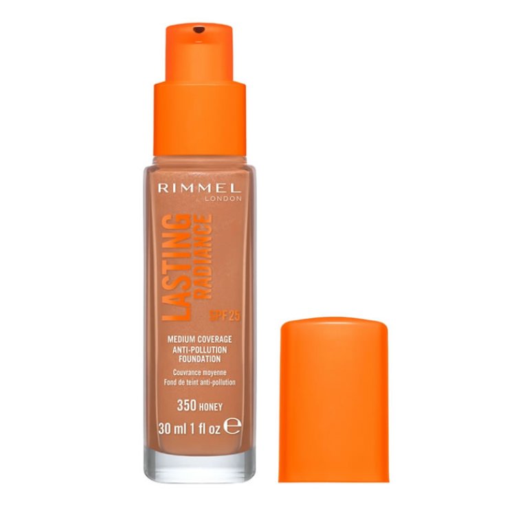 Rimmel London Lasting Radiance Foundation Spf25 350 Honey 30ml