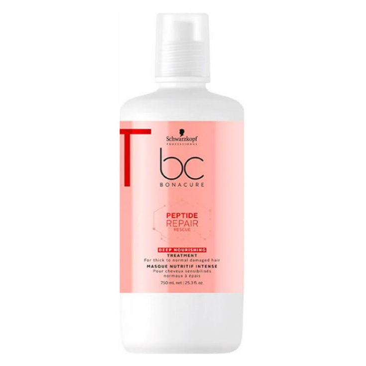 Schwarzkopf Bc Peptide Repair Rescue Deep Nourishing Treatment 750ml