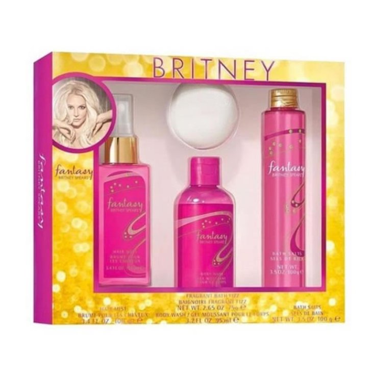 Britney Spears Fantasy Mist Spray 100ml Set 4 Parti 2019