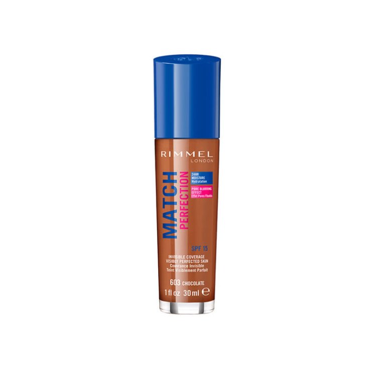 Rimmel London Match Perfection Foundation Spf15 603 Chocolate 30ml
