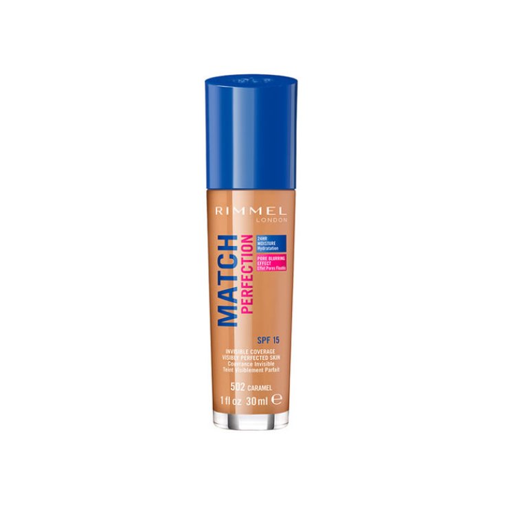 Rimmel London Match Perfection Foundation Spf15 502 Caramel 30ml