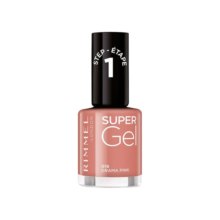 Rimmel London Kate Super Gel Nail Polish 019 Drama Pink 12ml
