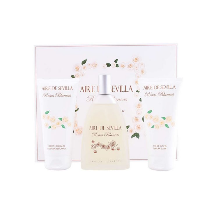 Aire De Sevilla Rosas Blancas Eau De Toilette Spray 150ml Set 3 Parti 2018