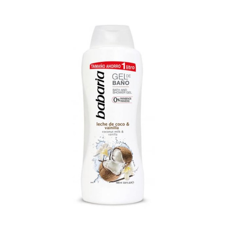 Babaria Coconut Milk & Vanilla Shower Gel 1000ml