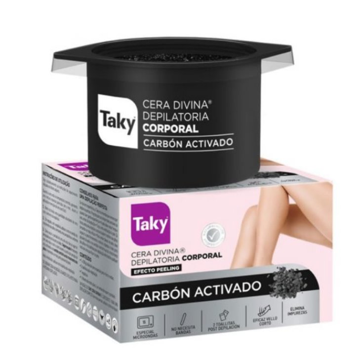 Taky Cire D&eacute;pilatoire Divine Corps au Charbon Actif 300gr