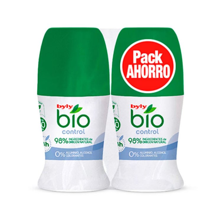 Byly Bio Natural 0% Control Deodorante Roll On 2x50ml