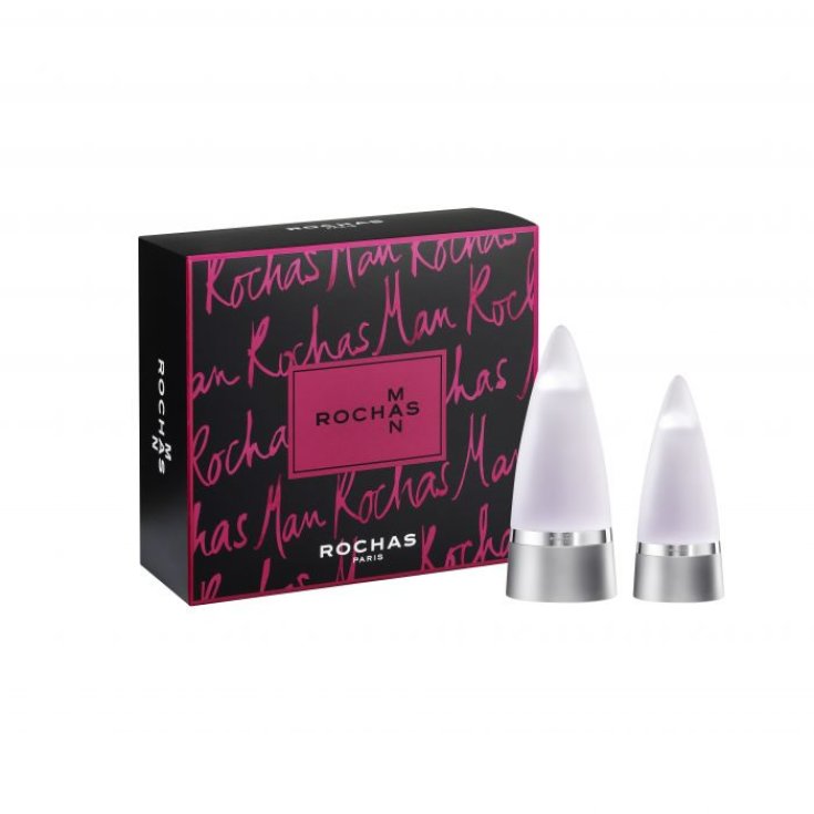 Rochas Man Eau De Toilette Spray 100ml Set 2 Pieces