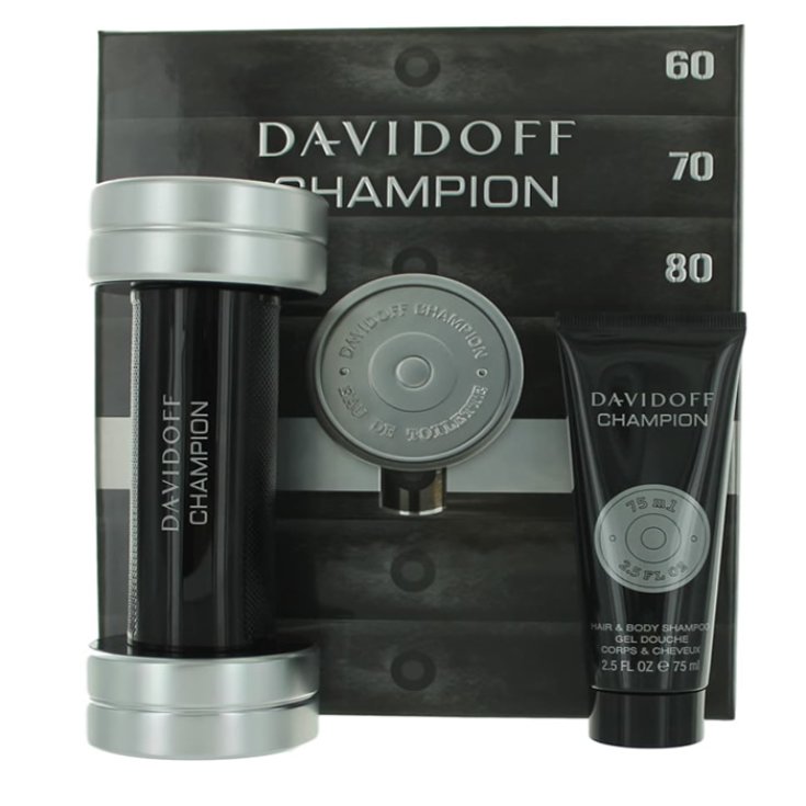 Davidoff Champion Eau De Toilette Spray 90ml Set 2 Pieces 2020
