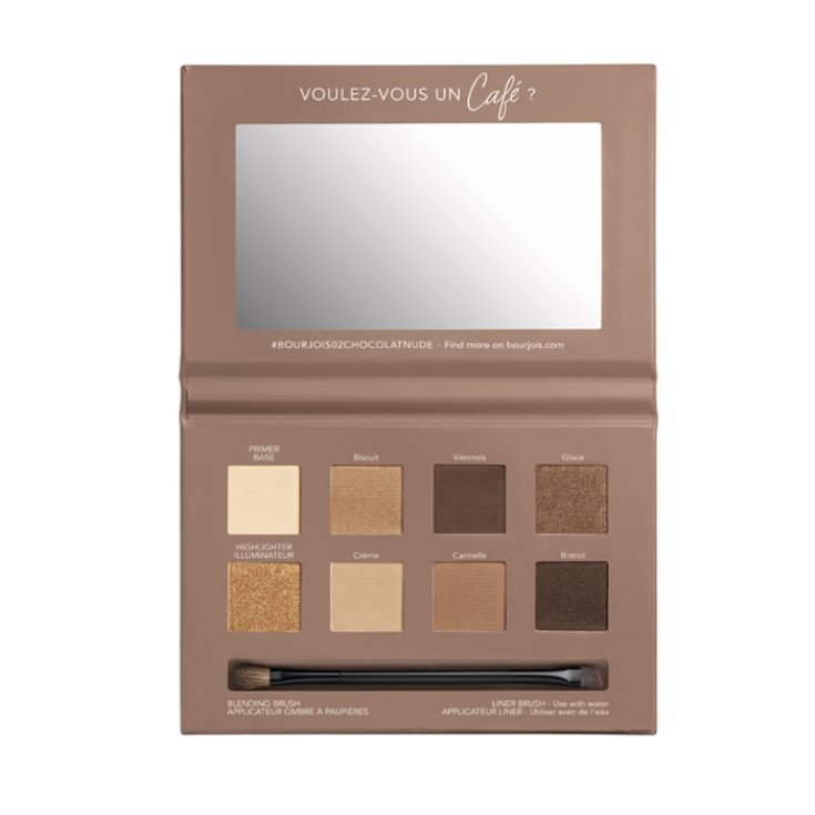 Bourjois Palette Yeux 4 En 1 Eyeshadow 02 Rue De Caf&eacute; Chocolar Nude Edition