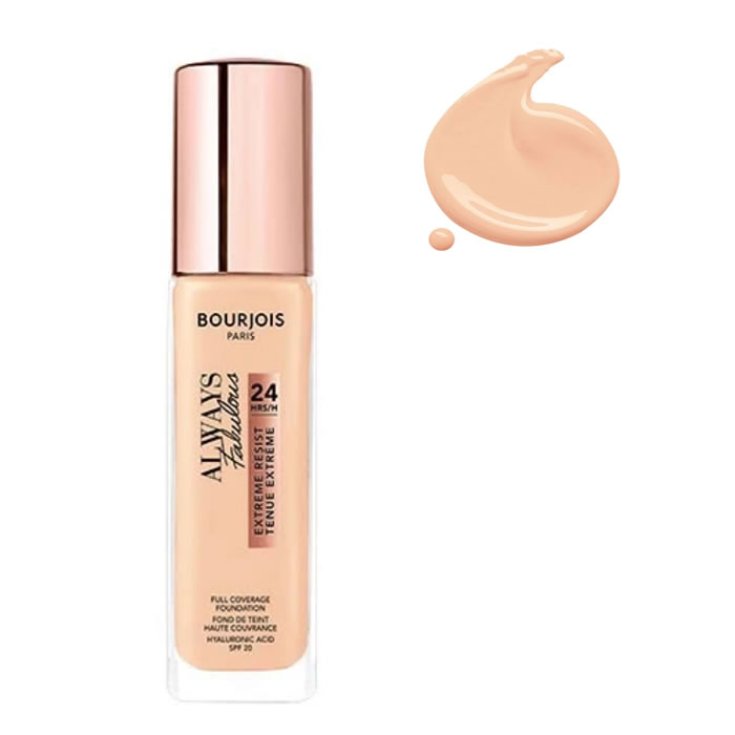 Bourjois Always Fabulous Foundation 24H Spf20 100 Ivory Pink 30ml