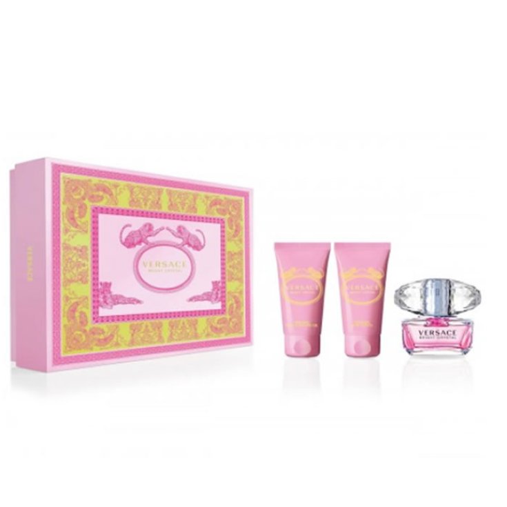 Versace Bright Crystal Eau De Toilette Spray 50ml Set 3 Parti 2020