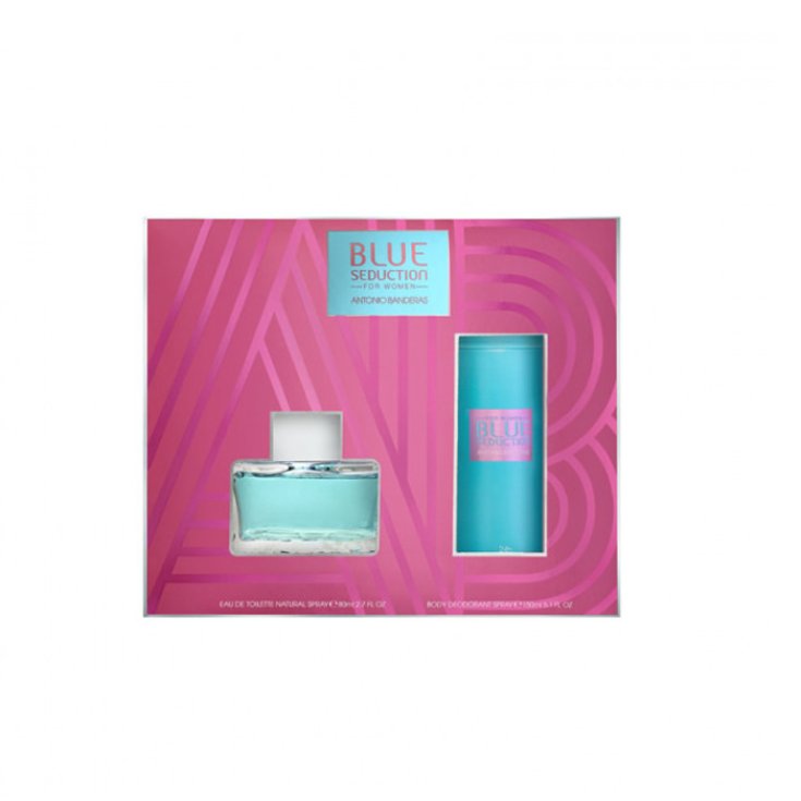 Antonio Banderas Blue Seduction Women Eau De Toilette Spray 80ml Set 2 Pieces