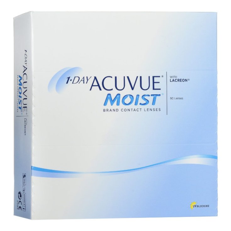 Acuvue Moist Contact Lenses 1 Day Replacement -2.75 BC/8.5 90 Unit&agrave;