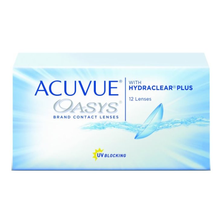 Acuvue Oasys Hydraclear Contact Lenses 2 Weeks Replacement -2.00 BC/8.4 12 Unit&agrave;