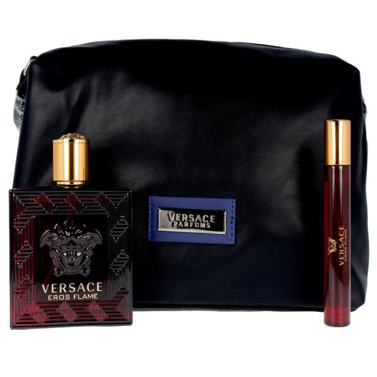Versace Eros Flame Eau De Parfum Spray 100ml Set 3 Pieces 2019