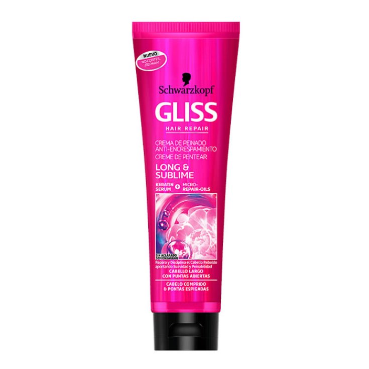 Schwarzkopf Gliss Long & Sublime Anti Frizz Cream 100ml