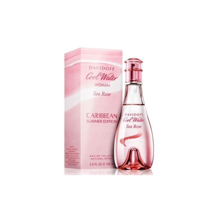 Davidoff Cool Water Sea Rose Woman Eau de Toilette Spray 100ml Summer Edition