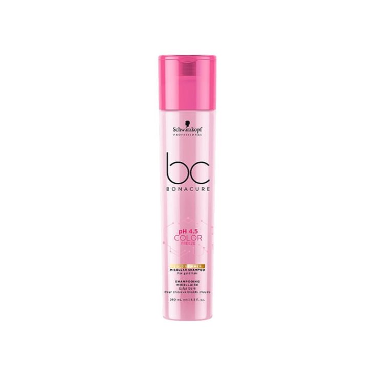 Schwarzkopf Bc pH 4.5 Color Freeze Gold Shimmer Micellar Shampoo 250ml